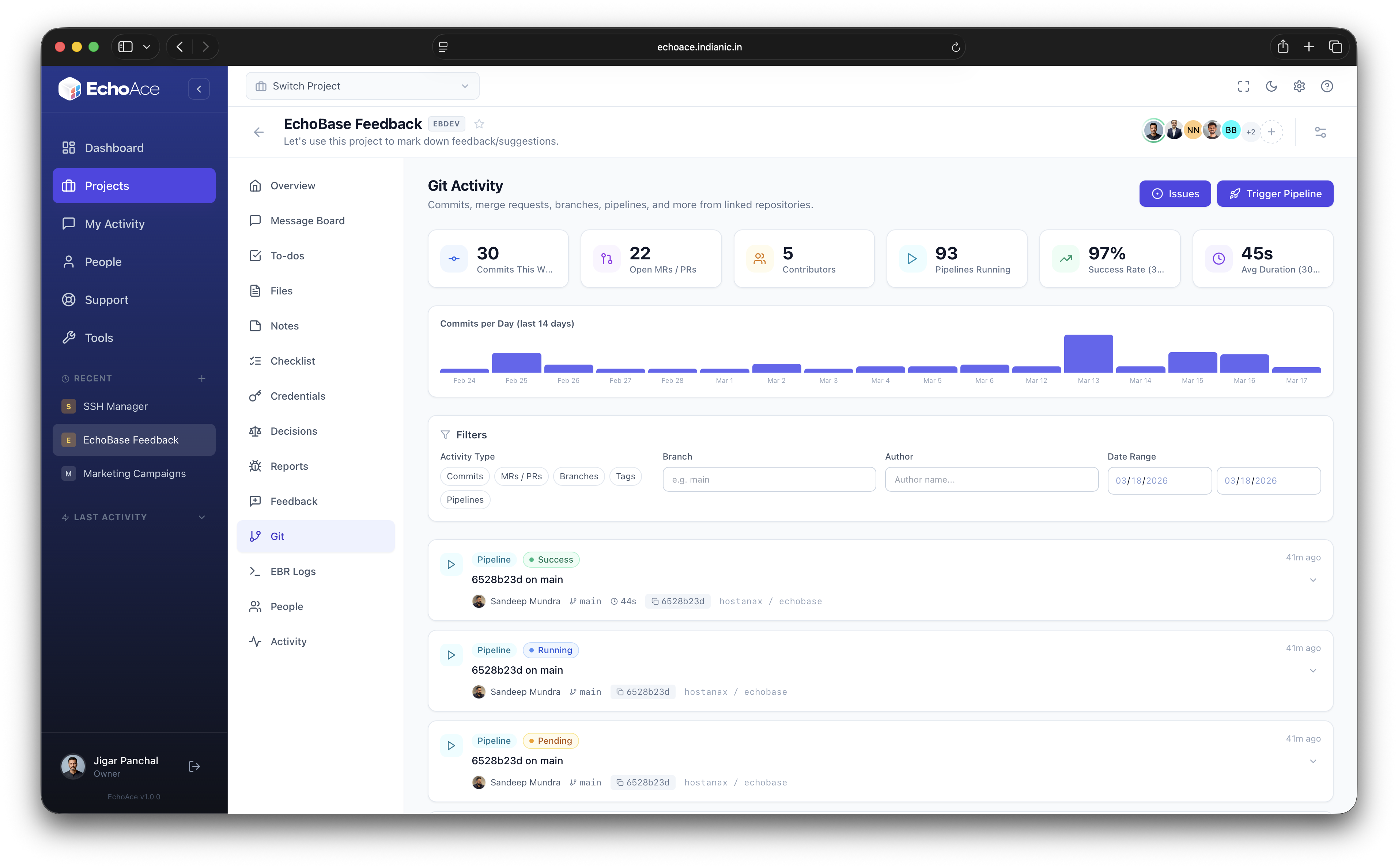 EchoAce — White-Label Client Collaboration Platform